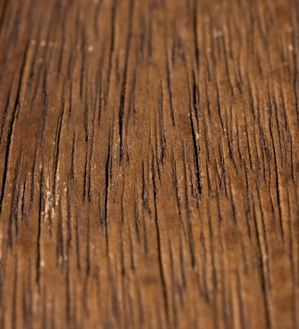 Natural wood and tactile materials in a considered interior